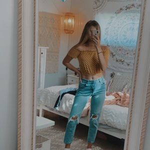 off the shoulder top